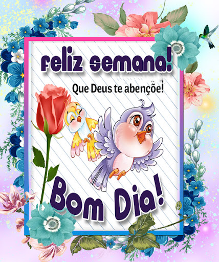Android application Bom dia tarde noite semana screenshort