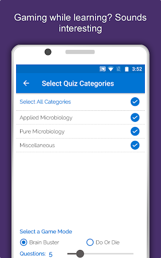 Screenshot of Microbiology Dictionary App