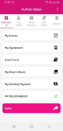 Android application FlipOn Media screenshort