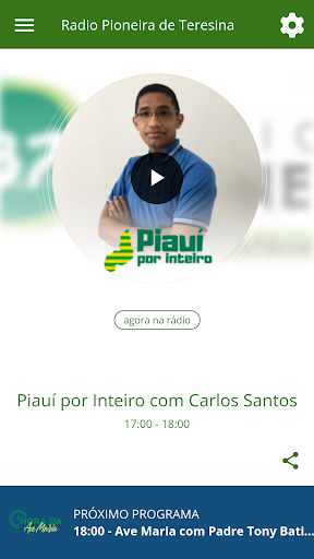 Android application Rádio Pioneira de Teresina screenshort