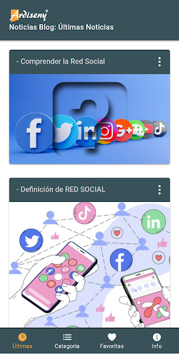 Android application Noticias Blog Ardiseny screenshort