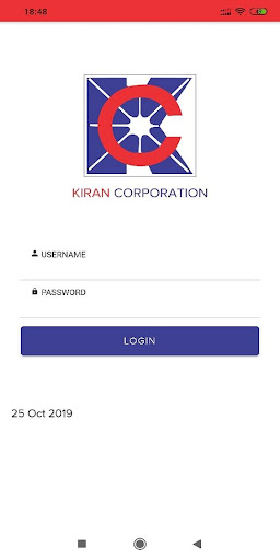 Android application Kiran Corporation screenshort