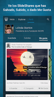 SlideShare para Presentaciones Screenshot