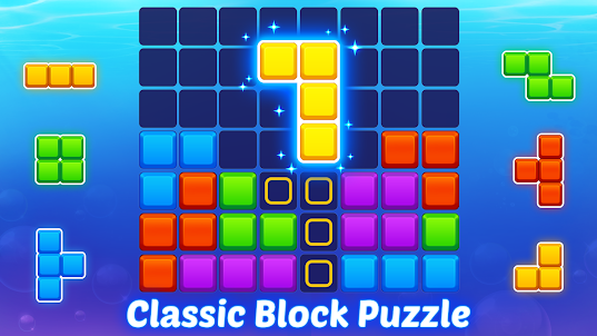 Block Puzzle: Mundo Aquário