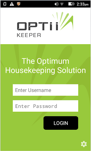 Android application Optii Housekeeping screenshort