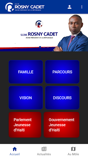 Android application Rosny Cadet screenshort