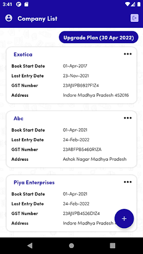 My Accounts App Screen 3