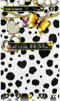screenshot of Cute Theme Dalmatian Hearts