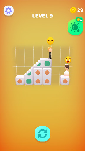 Drag cubes: Puzzle Sort Screen 2