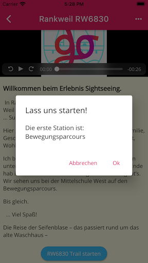 GoTrail Screen 3
