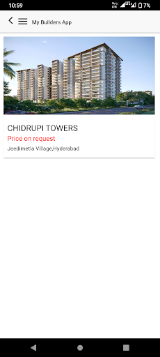Android application My Builders screenshort
