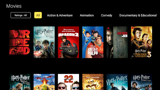 Screenshot of Vyve HDTV Service