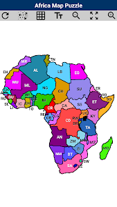 Africa Map Puzzle Unknown