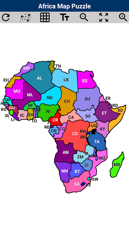 Africa Map Puzzle - 1.7 - (Android)