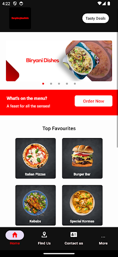 Android application Starrys Curry House Airdrie screenshort