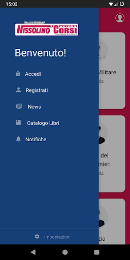 Android application Nissolino Corsi – Simulatore C screenshort
