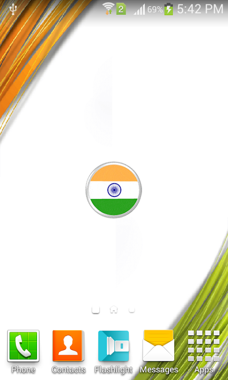 Indian Animated Flag Wallpaper - 5.0 - (Android)