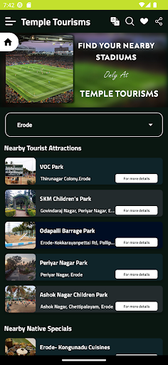 Temple Tourisms Screen 2