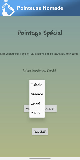 Pointeuse Nomade V3.0 Screen 2