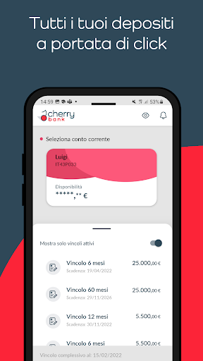 Cherry Bank | Banca Online Screen 3