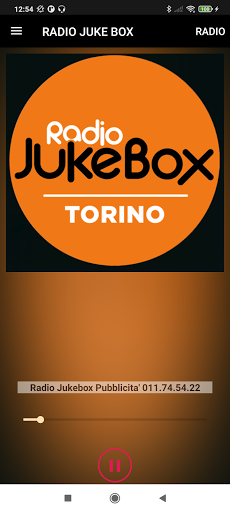 Android application RADIO JUKE BOX TORINO screenshort