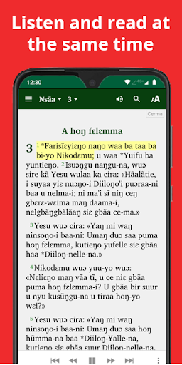 Android application Cerma Bible - NT with audio screenshort