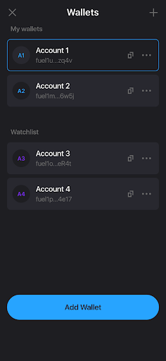Fuelet Wallet | Fuel Screen 3