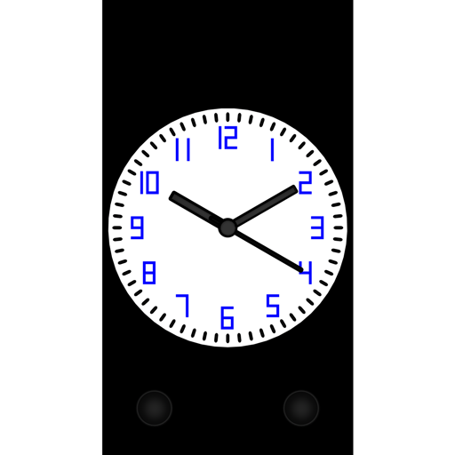 Analog clock vnaz logo