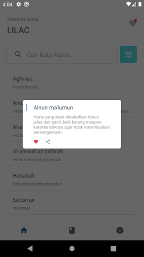 LILAC - Lingo Islamic Economic Screen 3