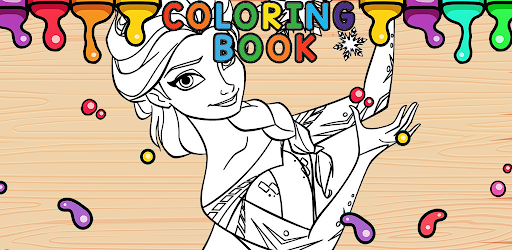 Frozen : Elsa Coloring Game Android App