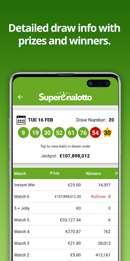 SuperEnalotto Screen 2
