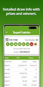 Superenalotto prizes on sale