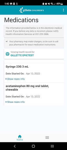 MyGillette Portal Screen 2