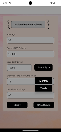 NPS Calculator Screen 2