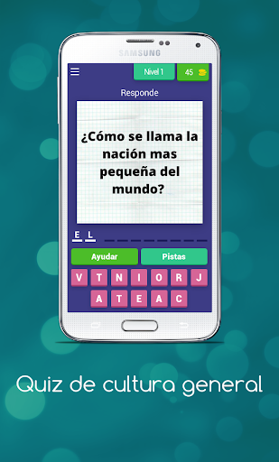 Android application Quiz de cultura general screenshort