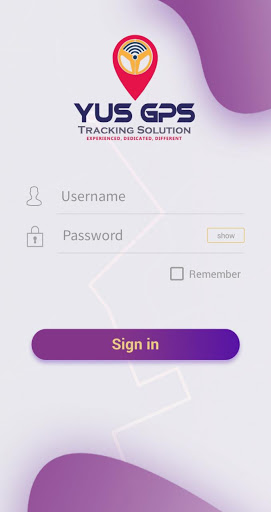 Android application YUS GPS screenshort