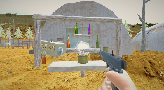 Bottle breaker 3D - реална игра за стрелба по бутилки Екранна снимка