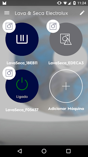 Android application ConnectApp Lava&Seca screenshort