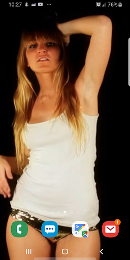 Android application Dancing Girl Live Wallpaper screenshort
