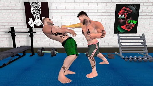 Bodybuilder Ring Fighting Game