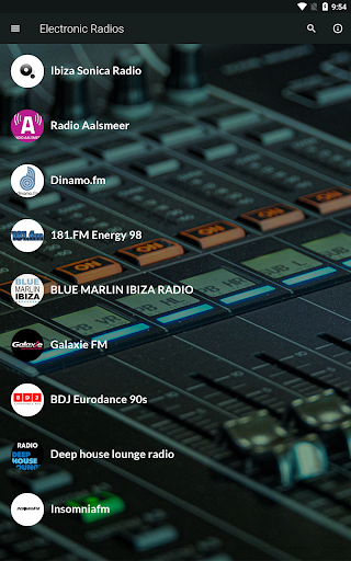 Android application Electronic Music Radio Station screenshort