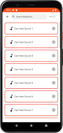 Car Horn Sounds Screen 3