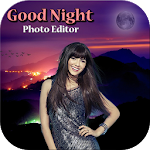 Cover Image of Download Good Night Photo Frame : Cut P  APK
