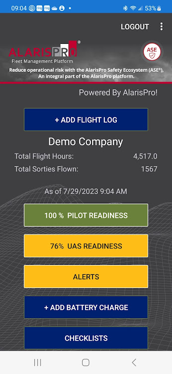 AlarisPro Field Ops - 15.0.0 - (Android)