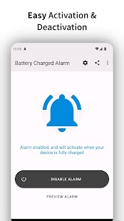 Full Battery Charge Alarm Ekran görüntüsü