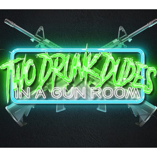 Two Drunk Dudes in a Gun Room logo