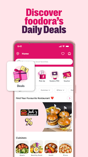 Screenshot of foodora: Food & Groceries