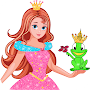 Glitter Fairy Tale Coloring Book - Princess Story