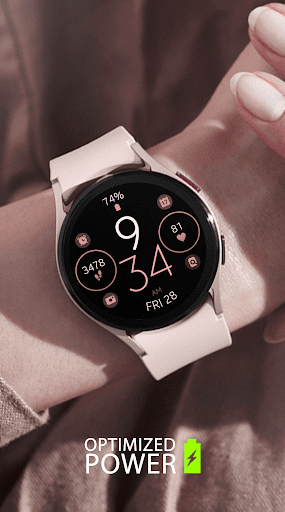 Minimal Rose Gold 2 watch face Screen 2