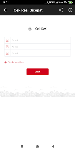 Cek Resi dan Ongkir Sicepat Screen 2
